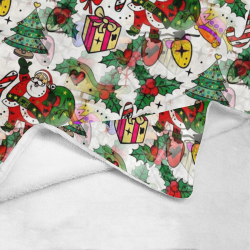 Joy Christmas by Nico Bielow Ultra-Soft Micro Fleece Blanket 60"x80"