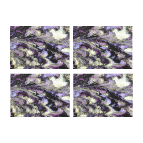 Purple marble Placemat 14’’ x 19’’ (Set of 4)