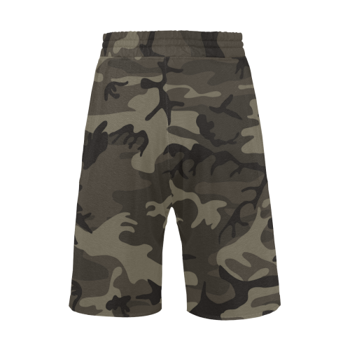 Camo Grey Men's All Over Print Casual Shorts (Model L23)