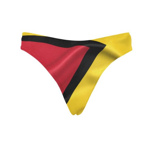 Guyana Flag Women's All Over Print Thongs (Model L30)