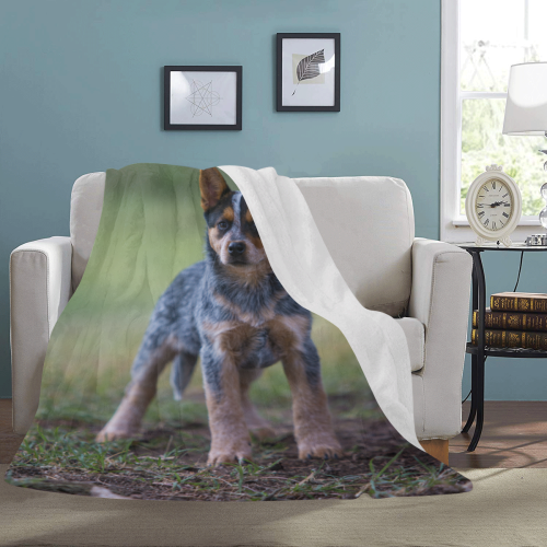 Cattle Dog puppy Ultra-Soft Micro Fleece Blanket 60"x80"