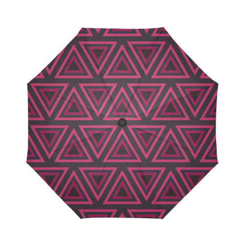 Tribal Ethnic Triangles Auto-Foldable Umbrella (Model U04)