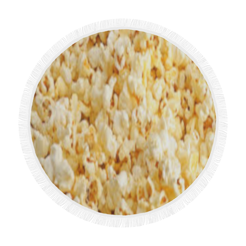 Popcorn Circular Beach Shawl 59"x 59"
