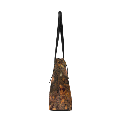 Steampunk Cogs Euramerican Tote Bag/Large (Model 1656)