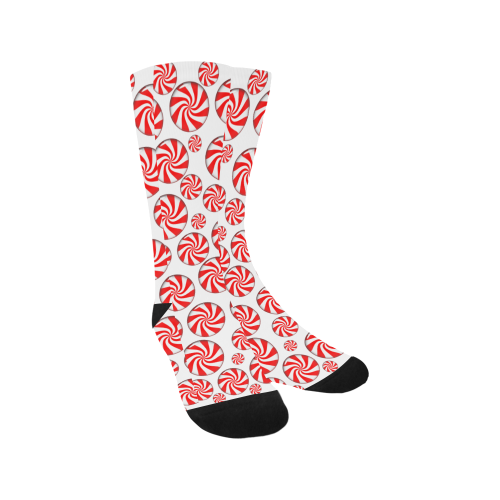 Christmas Peppermint Candy Trouser Socks (For Men)
