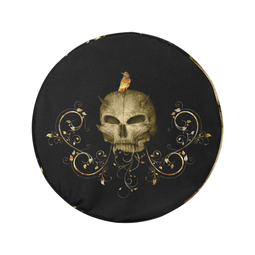 The golden skull 34 Inch Spare Tire Cover