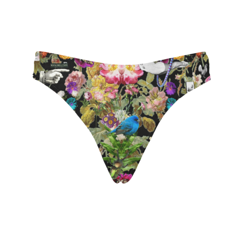 Let me Count the Ways Women's All Over Print Thongs (Model L30)