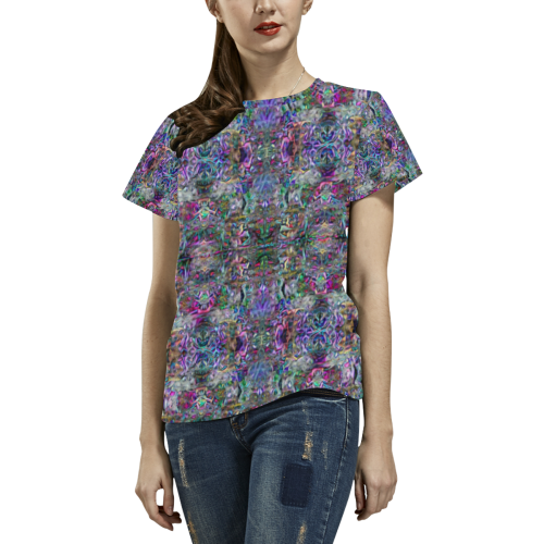 Fantastisch All Over Print T-Shirt for Women (USA Size) (Model T40)