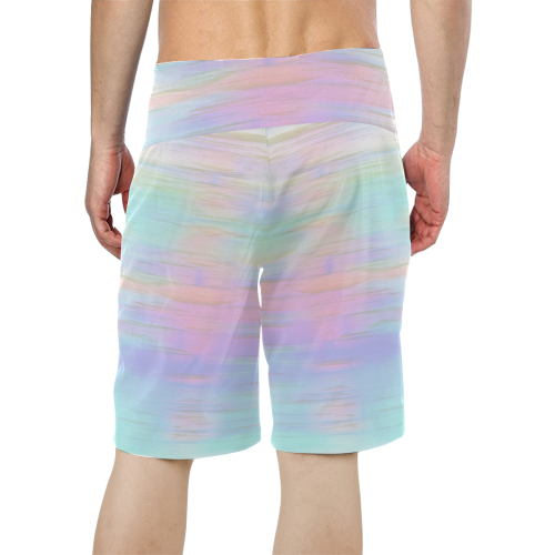 noisy gradient 1 pastel by JamColors Men's All Over Print Board Shorts (Model L16)