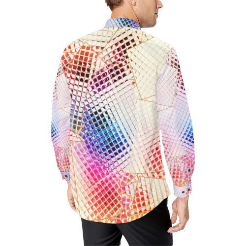 Disco Light by Artdream Men's All Over Print Casual Dress Shirt (Model T61)
