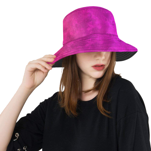 FADED-5 All Over Print Bucket Hat