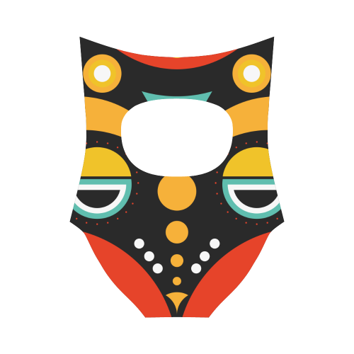 african traditional Strap Swimsuit ( Model S05)