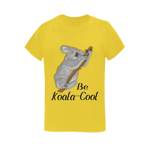 Be Koala Cool Women's T-Shirt in USA Size (Two Sides Printing)