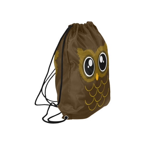 Kawaii Owl Large Drawstring Bag Model 1604 (Twin Sides)  16.5"(W) * 19.3"(H)