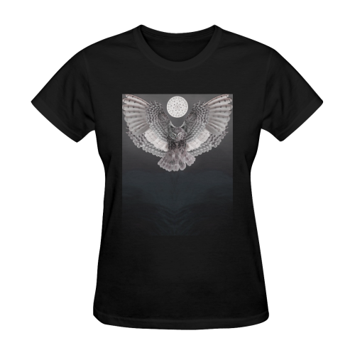 owl 6 Women's T-Shirt in USA Size (Two Sides Printing)