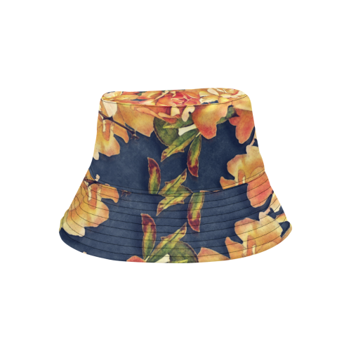 flowers #flowers #pattern #flora All Over Print Bucket Hat for Men