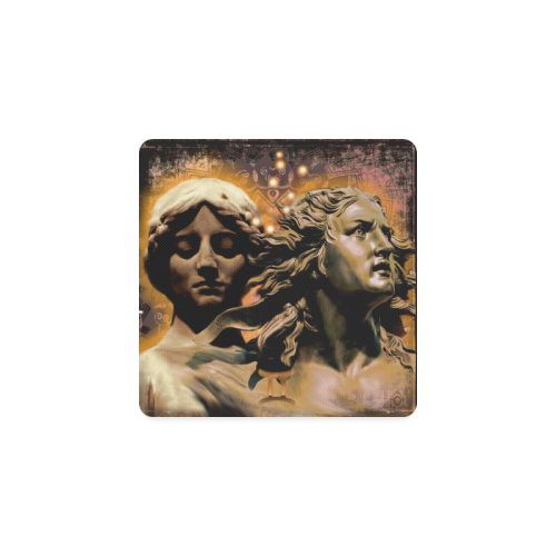 Gemini the Twins by The Lowest of Low Square Coaster