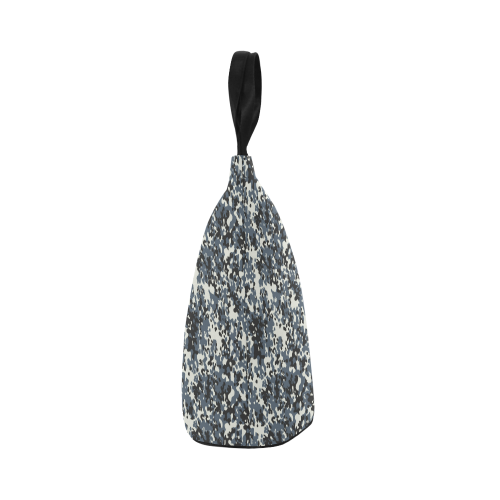 Urban City Black/Gray Digital Camouflage Nylon Lunch Tote Bag (Model 1670)