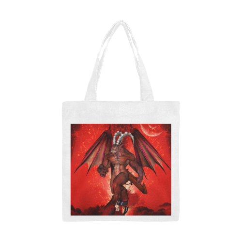 Awesome fantasy creature Canvas Tote Bag/Small (Model 1700)
