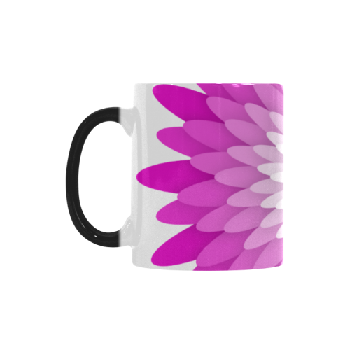 Flower Of Paper Cut - Pink Custom Morphing Mug (11oz)