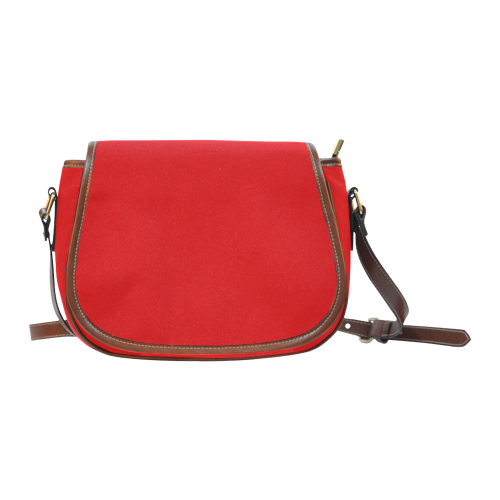 basic red solid color Saddle Bag/Large (Model 1649)