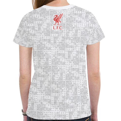 Allez Allez Allez White New All Over Print T-shirt for Women (Model T45)