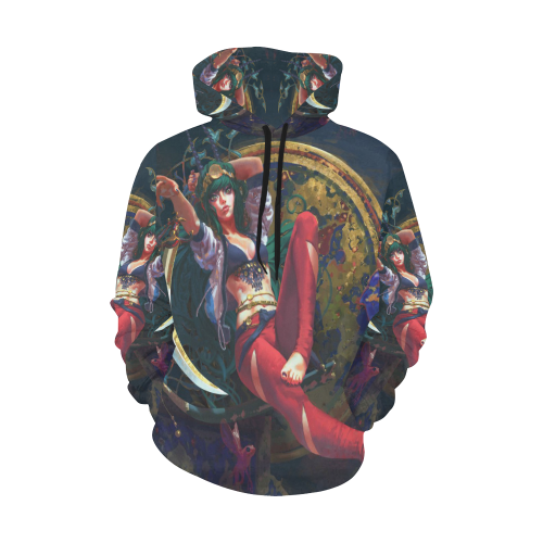TWW - Talisman by Abrahem Swaid All Over Print Hoodie for Men/Large Size (USA Size) (Model H13)