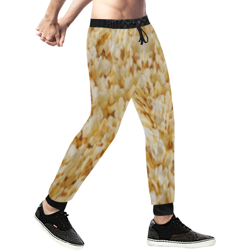 popcorn pop Men's All Over Print Sweatpants/Large Size (Model L11)