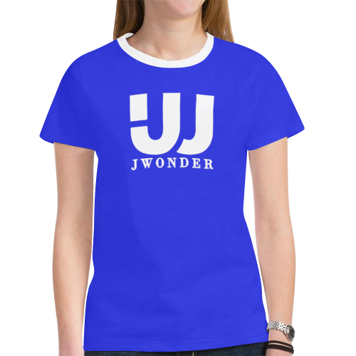 jw_file_embroidery_apparel_front New All Over Print T-shirt for Women (Model T45)