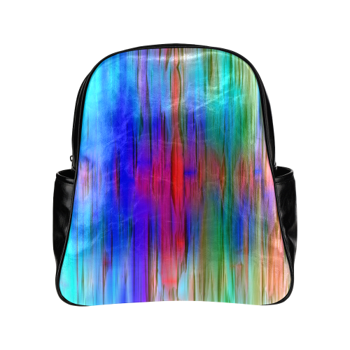 noisy gradient 1 by JamColors Multi-Pockets Backpack (Model 1636)