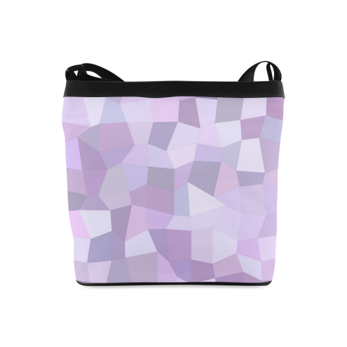 Pastel Purple Mosaic Crossbody Bags (Model 1613)