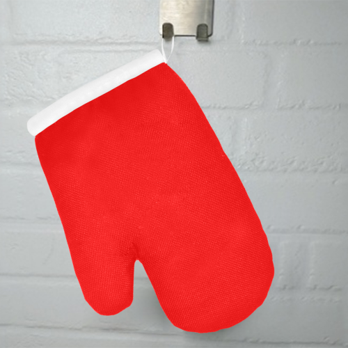 color red Oven Mitt