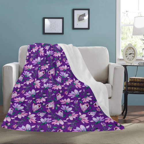 Purple Spring Ultra-Soft Micro Fleece Blanket 60"x80"
