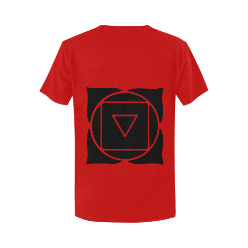 Root Chakra Women's T-Shirt in USA Size (Two Sides Printing)