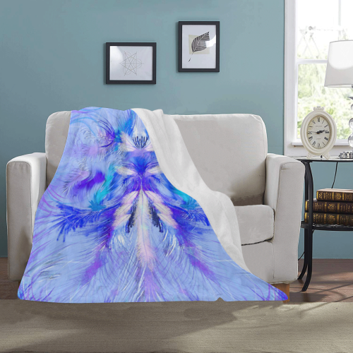plumes2 Ultra-Soft Micro Fleece Blanket 40"x50"
