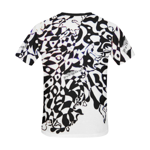su.mst. Twisted ContrastLI All Over Print T-Shirt for Men/Large Size (USA Size) Model T40)
