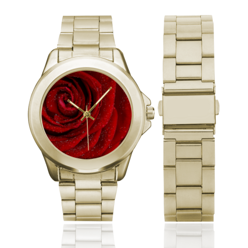 Red rosa Custom Gilt Watch(Model 101)