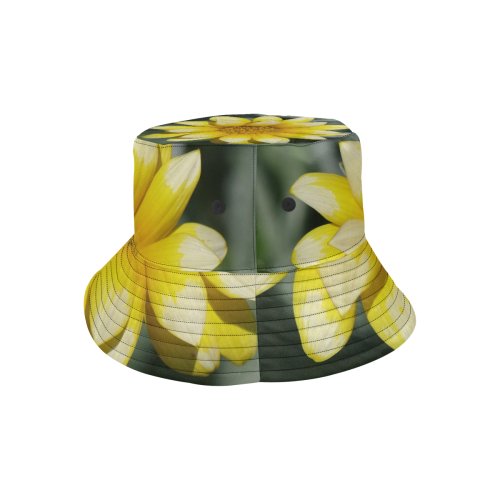 Yellow Flower, floral photo All Over Print Bucket Hat