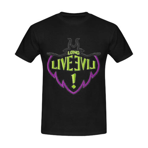 Long Live Evil Men's T-Shirt in USA Size/Large (Front Printing Only)