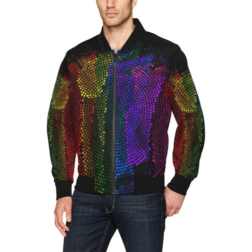Pride by Nico Bielow All Over Print Bomber Jacket for Men (Model H31)
