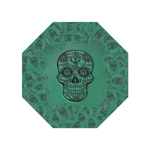 Skull20170224_by_JAMColors Anti-UV Auto-Foldable Umbrella (Underside Printing) (U06)
