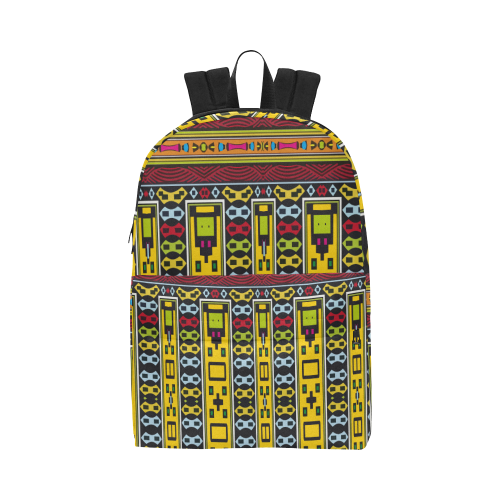 Shapes rows Unisex Classic Backpack (Model 1673)