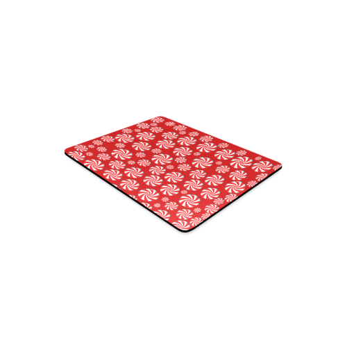 Christmas Peppermint Candy  Red Rectangle Mousepad