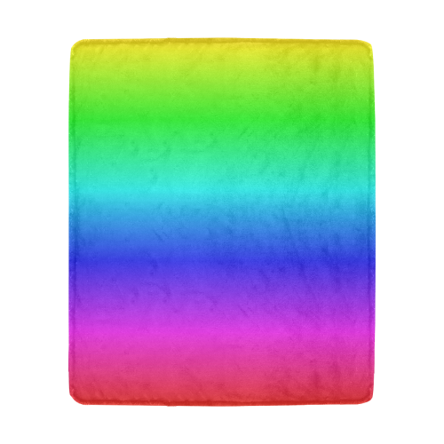 Crayon Box Ombre Rainbow 2 Ultra-Soft Micro Fleece Blanket 50"x60"