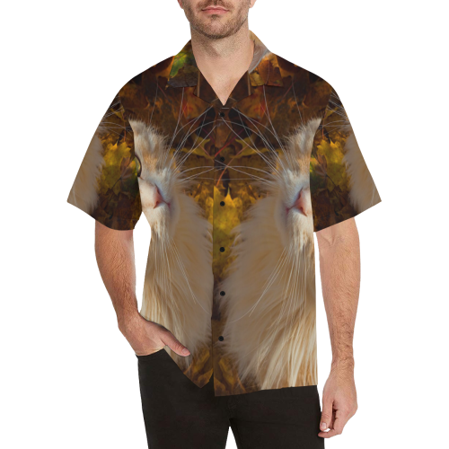 cat Hawaiian Shirt (Model T58)