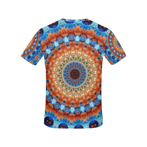 Kaleidoscope All Over Print T-Shirt for Women (USA Size) (Model T40)