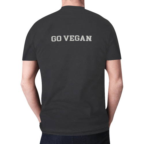 Friends Not Food (Go Vegan) New All Over Print T-shirt for Men (Model T45)