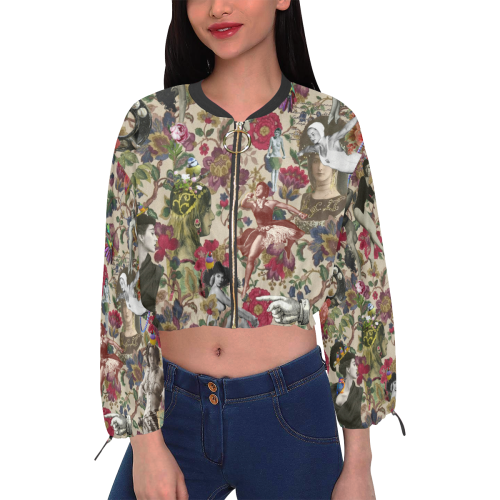 Let Me Show You Cropped Chiffon Jacket for Women (Model H30)