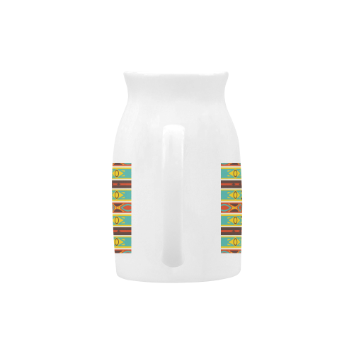 Ovals rhombus and squares Milk Cup (Large) 450ml