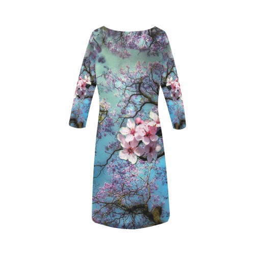 Cherry blossomL Round Collar Dress (D22)